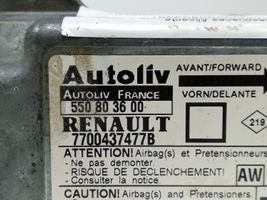 Renault Megane I Module de contrôle airbag 550803600