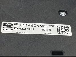 Opel Meriva B Interruttore/pulsante di controllo multifunzione 13346043