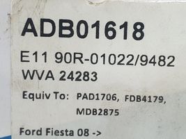Ford Focus C-MAX Klocki hamulcowe tylne ADB1618