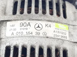 Mercedes-Benz A W168 Generaattori/laturi A0101543902