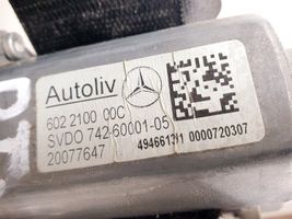 Mercedes-Benz CLS C219 Pas bezpieczeństwa fotela przedniego 602208200