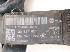 Volkswagen Eos Pas bezpieczeństwa fotela tylnego 1Q0857805