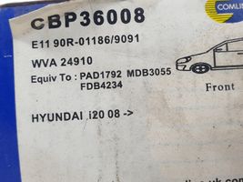 Hyundai i20 (PB PBT) Klocki hamulcowe tylne CBP36008