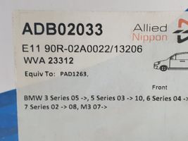 BMW 3 E90 E91 Stabdžių kaladėlės (galinės) ADB02033