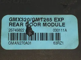 Cadillac CTS Module confort GMX320