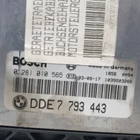 BMW 3 E46 Calculateur moteur ECU 7793443