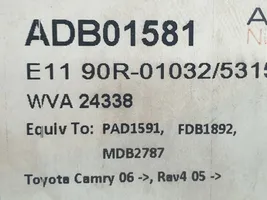 Toyota RAV 4 (XA30) Klocki hamulcowe tylne ADB01581