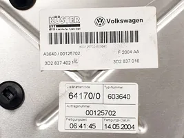 Volkswagen Phaeton Etuoven sähkökäyttöinen ikkunan nostin 3D4837756AC