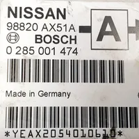 Nissan Micra Sterownik / Moduł Airbag 0285001474