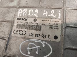 Audi A8 S8 D2 4D Unité de commande, module ECU de moteur 0261204374