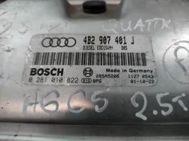 Audi A6 S6 C7 4G Unité de commande, module ECU de moteur 0281010822