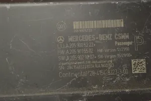 Mercedes-Benz C W205 Istuimen säädön moduuli a2059005222