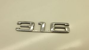 BMW 3 E30 Manufacturers badge/model letters 