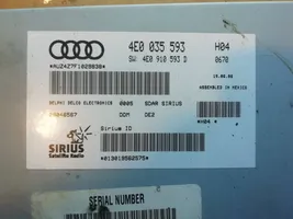 Audi A8 S8 D3 4E Console centrale, commande de multimédia l'unité principale 4E0035593