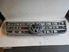 Volkswagen Touareg I Front bumper upper radiator grill 7L6853601A