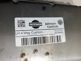 Nissan Juke I F15 Kuljettajan istuinkonsolin alusta 2278433