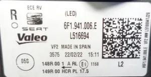 Seat Ibiza V (KJ) Lot de 2 lampes frontales / phare 6F1941005E
