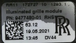 Rolls-Royce Ghost I Grille calandre de capot 9477479