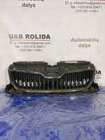 Skoda Fabia Mk3 (NJ) Etupuskurin ylempi jäähdytinsäleikkö 6V0853653