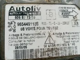 Peugeot 307 Module de contrôle airbag 9654491180