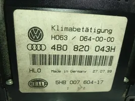 Audi A6 Allroad C5 Unité de contrôle climatique 4B0820043H