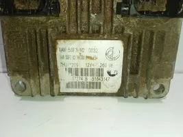 Fiat Grande Punto Calculateur moteur ECU 51843147