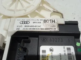 Audi A3 S3 8P Varikliukas priekinio langų pakėlėjo 8P0959801H