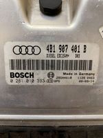 Audi A6 S6 C5 4B Variklio valdymo blokas 4B1907401B