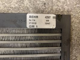 Opel Zafira A Radiateur électrique de chauffage auxiliaire 09131071