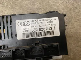 Audi A4 S4 B6 8E 8H Ilmastoinnin ohjainlaite 8E0820043J