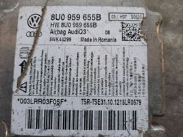 Audi Q3 8U Oro pagalvių valdymo blokas 8U0959655B