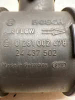 Opel Zafira A Mass air flow meter 24437502