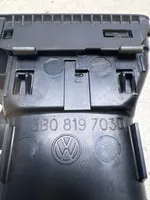 Volkswagen PASSAT B5 Kojelaudan keskiosan tuuletussuuttimen ritilä 3B0819703D