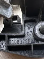 Volkswagen PASSAT B6 Front door exterior handle/bracket 3C0837886J