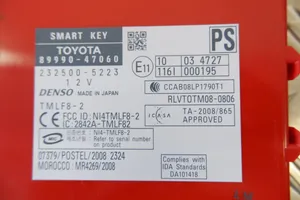 Toyota Prius (XW30) Module de contrôle sans clé Go 8999047060