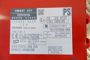 Toyota Prius (XW30) Avaimettoman käytön ohjainlaite/moduuli 8999047060