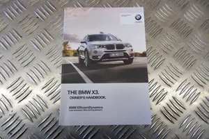 BMW X3 F25 Serviso knygelė 