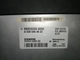 Mercedes-Benz CLK A208 C208 Centralina/modulo del motore A0265454832