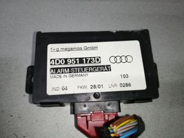 Audi A8 S8 D2 4D Centralina/modulo allarme 4D0951173D