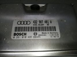 Audi A8 S8 D2 4D Calculateur moteur ECU 4D2907401A