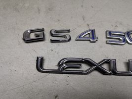 Lexus GS 300 350 430 450H Logo, emblème de fabricant 