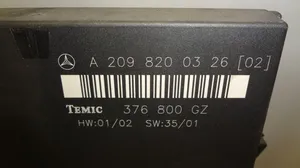 Mercedes-Benz CLK A209 C209 Korin keskiosan ohjainlaite 376800GZ