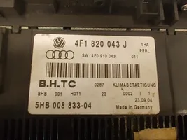 Audi A6 S6 C6 4F Centralina del climatizzatore 5HB008