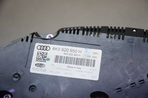 Audi A4 S4 B8 8K Compteur de vitesse tableau de bord 8K0920950H