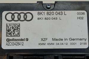 Audi A4 S4 B8 8K Interruttore ventola abitacolo 8K1820043L