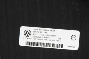 Volkswagen Jetta VI Tapis de coffre 5C6863463