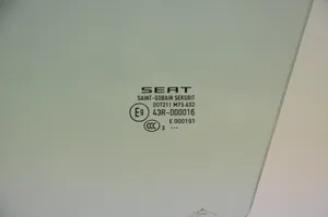 Seat Leon (5F) Pagrindinis priekinių durų stiklas (keturdurio) 43R000016