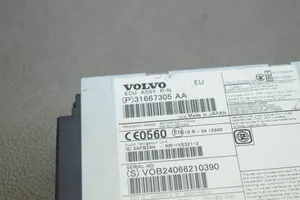 Volvo V60 Panel / Radioodtwarzacz CD/DVD/GPS 31667305