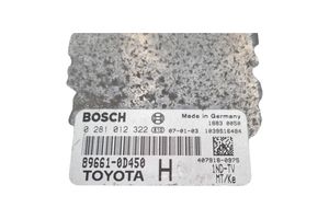 Toyota Yaris Sterownik / Moduł ECU 896610D450