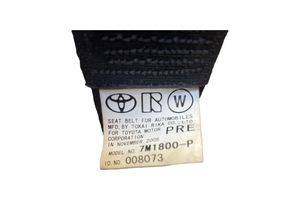 Toyota Previa (XR30, XR40) II Cintura di sicurezza posteriore 7M1800P